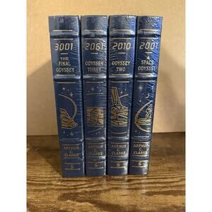 4-V Easton Press ARTHUR C CLARKE SPACE ODYSSEY SERIES 2001 -2010 -2061 -3001